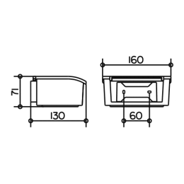 Контейнер Keuco Elegance 11667013000, хром