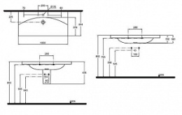 Раковина Ideal Standard Daylight K072801 100 см