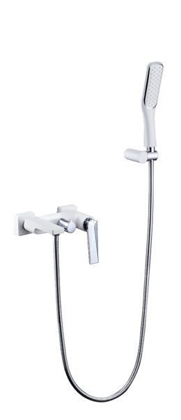 Смеситель для ванны Boheme Venturo (373-W) хром, белый
