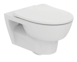 Фото Подвесной безободковый унитаз Ideal Standard Esedra Rimless белый, сиденье микролифт, T365701