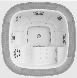 Акриловая ванна 250x250 Jacuzzi (944502452), закругленная