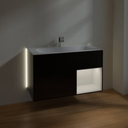 Villeroy Boch Finion G040GFGK Тумба под раковину 996х498 мм (glossy white/anthracite matt)