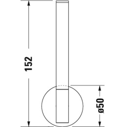 Держатель запасного рулона Duravit Starck T (0099394600) черный
