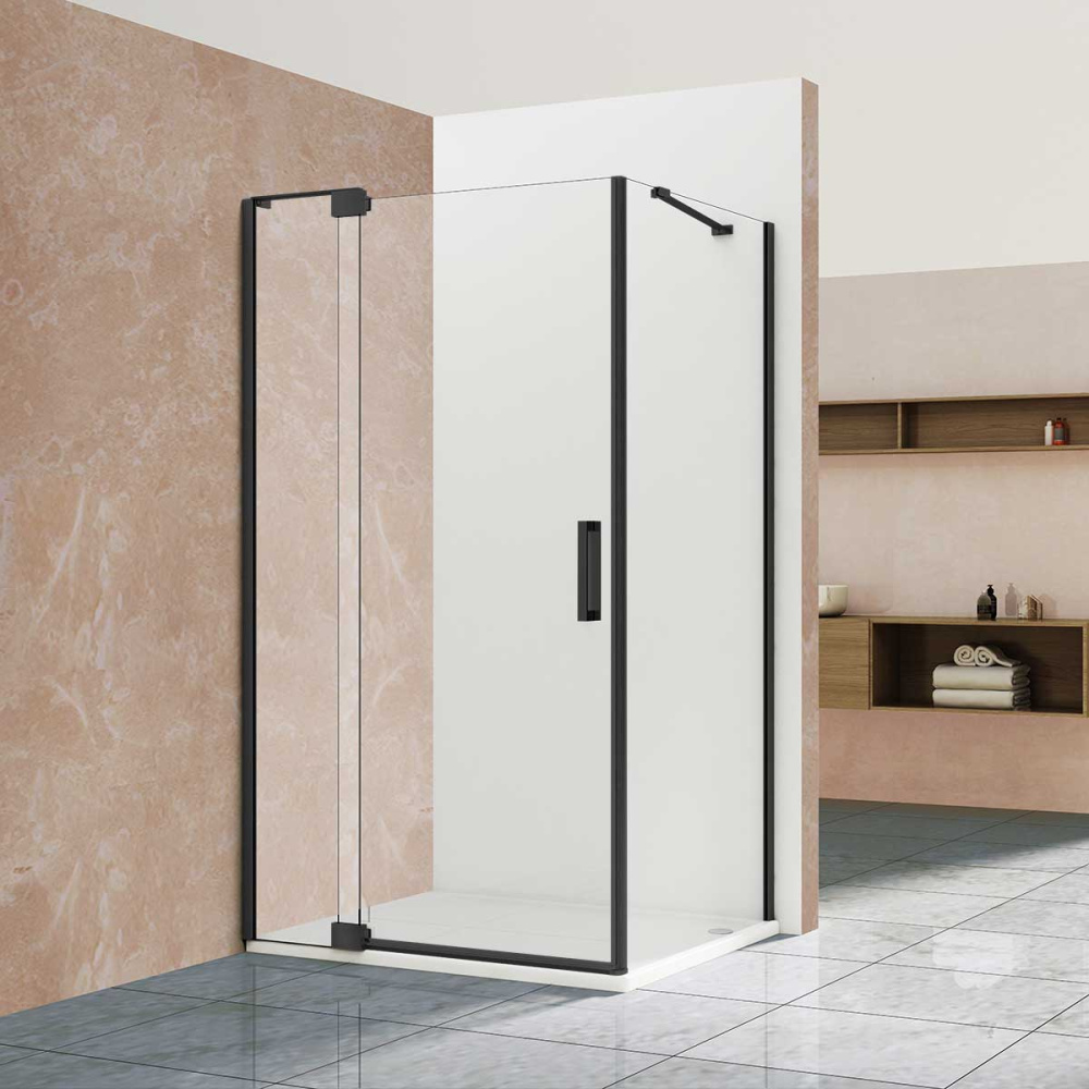 Фото Душевой уголок Vincea Extra (VSR-1E809090CLB) черный