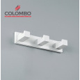 Colombo Design Look LC37.BM - Крючок для халатов, тройной (белый - матовый)