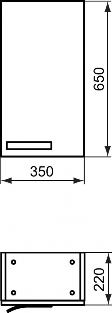 Фото Подвесной шкафчик K2464WG Ideal Standard Strada