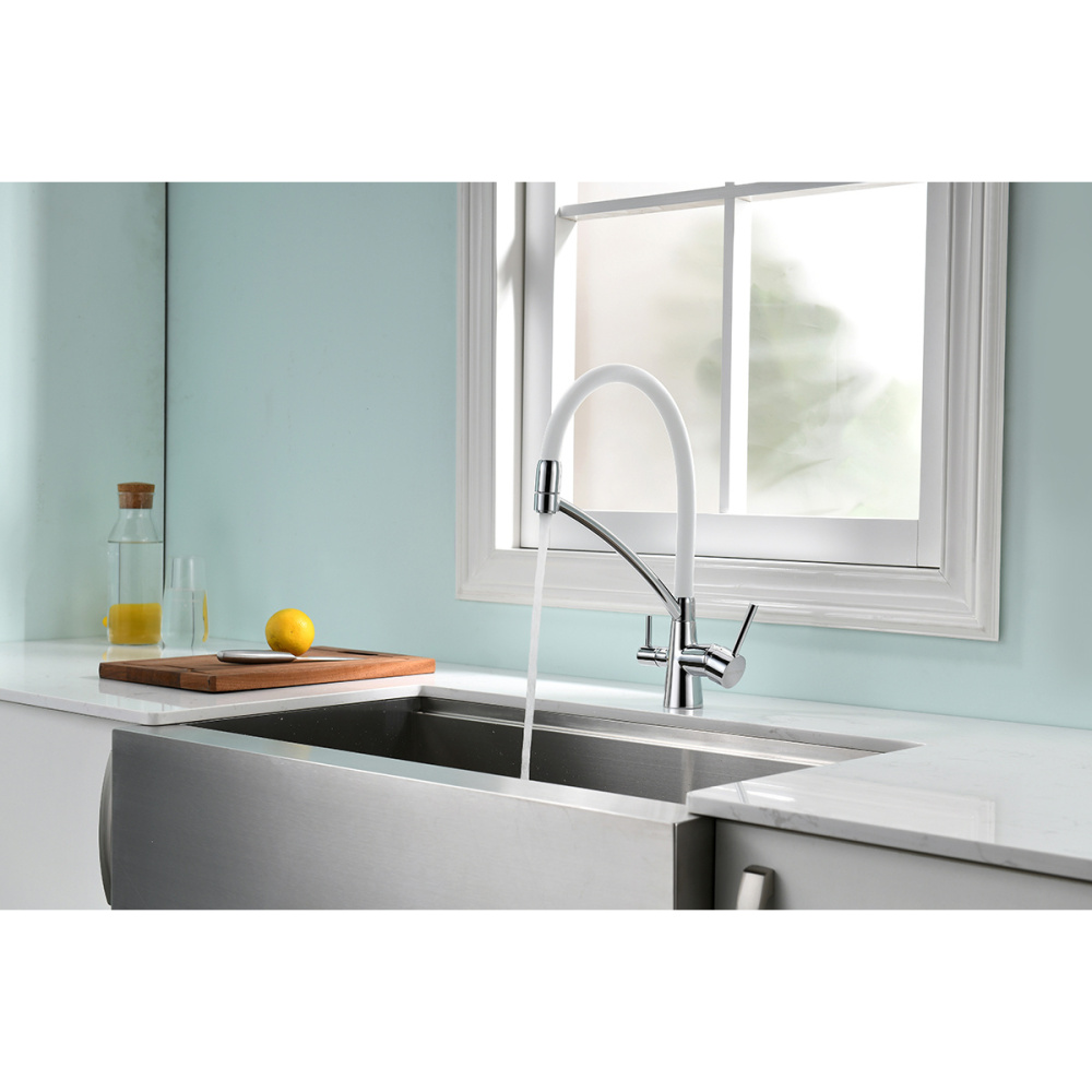 Смеситель для кухни Paulmark Siegen (Si213111-CrW) хром