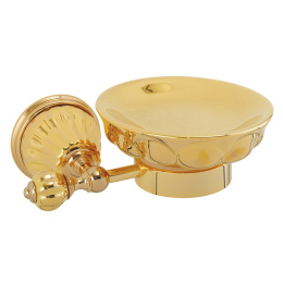 Фото Migliore Olivia 24645 Mыльница настенная, керамика золото золото