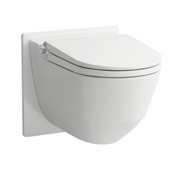 Подвесной унитаз-биде Laufen Cleanet Riva 8.2069.1.400.000.1 безободковый