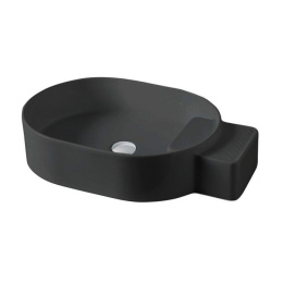 Фото Раковина накладная ArtCeram Cartesio (CAL001 17 99) черный матовый