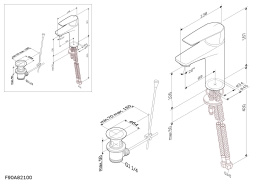 Смеситель для умывальника Am.Pm Gem (F90A82100) хром