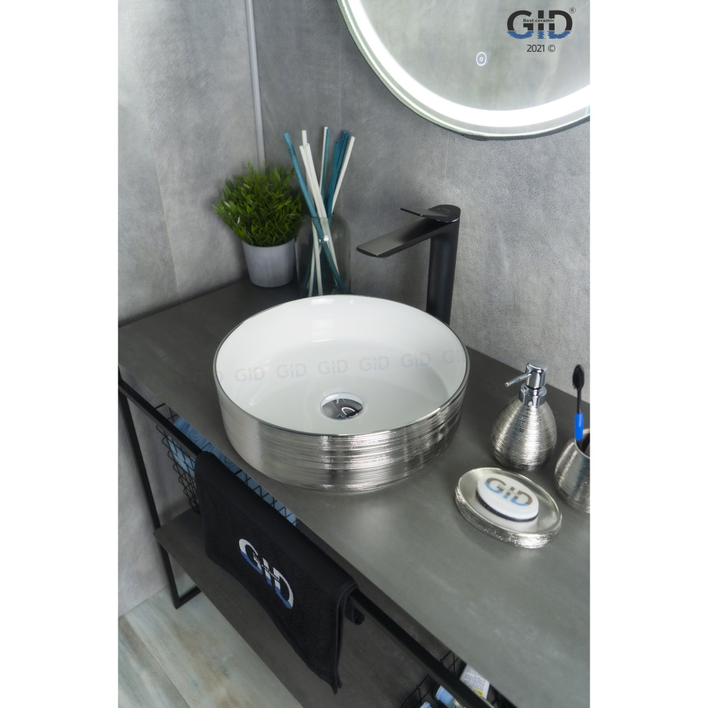 Раковина накладная Gid D1357h131