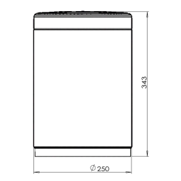 JAVA S-882-9W Сенсорное ведро 9 л