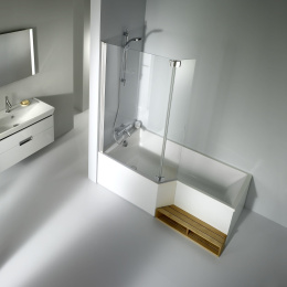 Ванна акриловая Jacob Delafon Bain Douche NEO E6D000-00 160 х 90 х 70, левая/правая