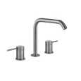 Смеситель для раковины Gessi Flessa 54012#239, сталь шлифованная/брашированная (Steel Brushed, Inox)