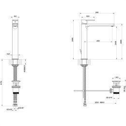 Смеситель для раковины Gessi Corso Venezia (47109#031) хром