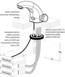 Фото Бесконтактный смеситель Kopfgescheit KR5143DC