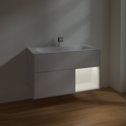 Villeroy Boch Finion F040MTGJ Тумба под раковину 996х498 мм (white matt/light grey matt)