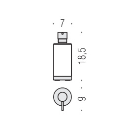 Дозатор для жидкого мыла Colombo Nordic, настольный B93240.CR-CBO, белый