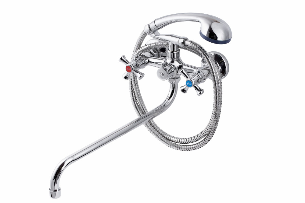 Фото Смеситель для ванны с душем FAUZT FZs-511-07 тип См-ВУДРНШлА