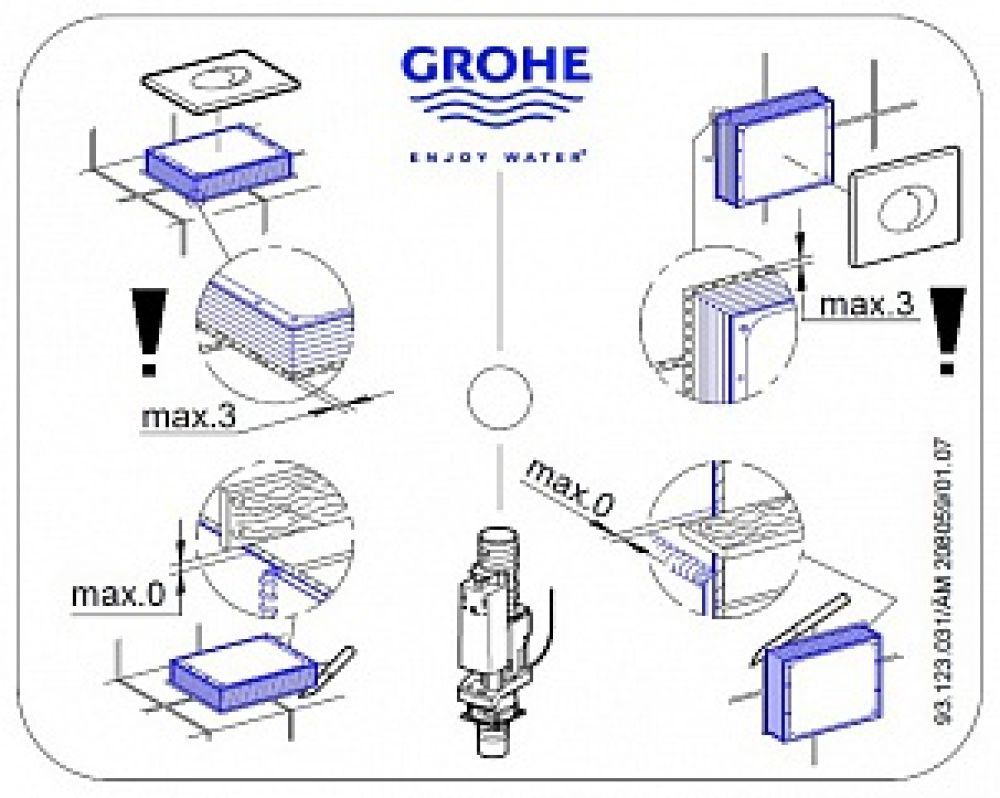Инсталляция для унитаза Grohe Rapid SL 38586001