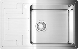 Мойка кухонная Omoikiri Mizu (4973005) хром