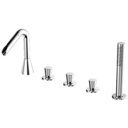 Фото Встраиваемый смеситель Bravat HELSINKI (F596150C) на 5 отверстий