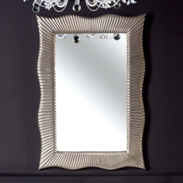 Зеркало Soho ПУ серебро с подсветкой