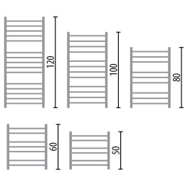 Фото Полотенцесушитель электрический Ника Classic ЛП (г2), правый тэн ЛП Г2 80/60 прав