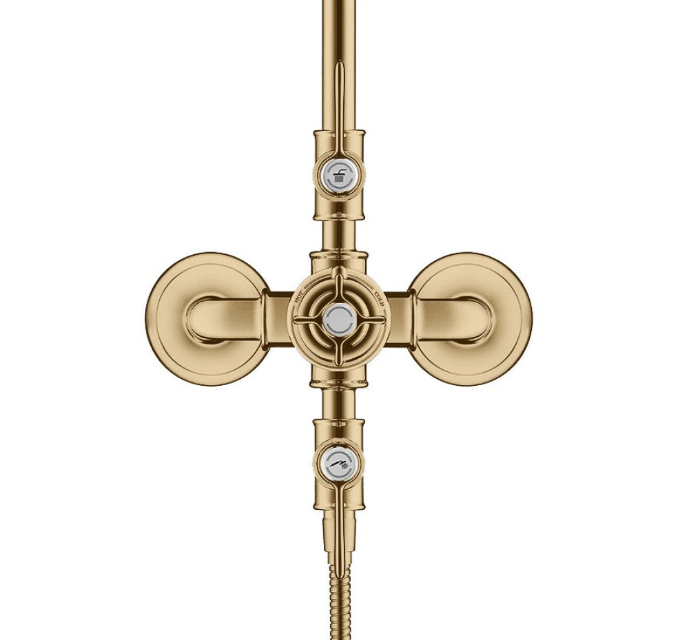 Фото Душевая система Axor Montreux (16572130) бронза