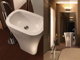 Фото Раковина Kerasan Aquatech 374201 напольная на 60 см