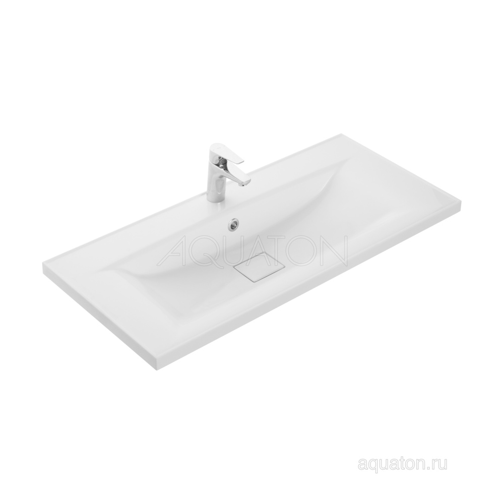 Фото Раковина Aquaton Айрис M 1000 белая 1A73273KAG010