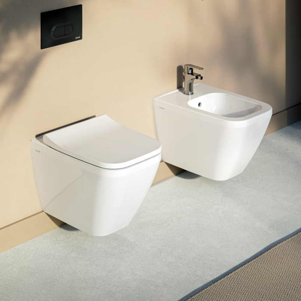 Фото Подвесное биде Vitra Integra Square (7083B003-0288) белый