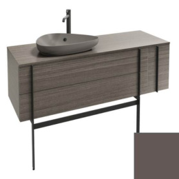 Тумба под раковину Jacob Delafon Nouvelle Vague 145 см, EB3044-S32, темно-серый сатин