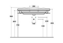 Держатель полотенца Globo Paestum (PAPC23) хром
