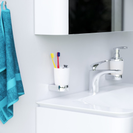 Фото Стеклянный стакан Am.Pm Sensation (A3034300) хром