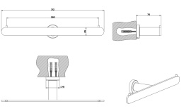 Фото Держатель туалетной бумаги Gessi Emporio (38915#031) хром