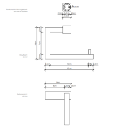 Фото Держатель туалетной бумаги Decor Walther Corner (0561520) золото
