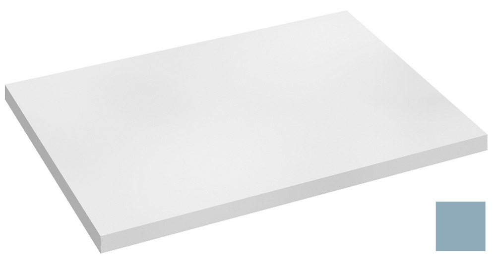 Фото Столешница без выреза под раковину Jacob Delafon Odeon Rive Gauche 60 см, EB2597-G91, цвет аквамарин