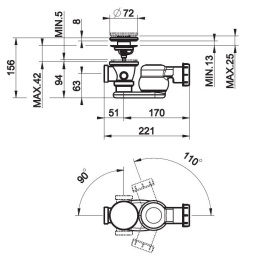 Слив для ванны Gessi (01308#031)