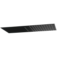 Верхний душ настенный 50x25 см Remer 350UFCANOX, черный матовый
