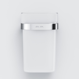 Фото Стеклянный стакан с держателем Am.Pm Func (A8F34300) хром