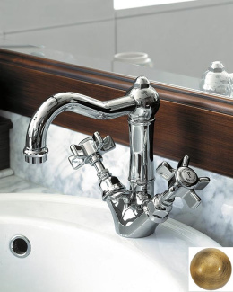 Фото Смеситель Nicolazzi Dames Anglaises 1432BZ18 для раковины, бронза, ручки Dames Anglaises