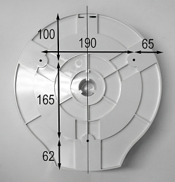 Диспенсер для туалетной бумаги Nofer 05005.T Синий