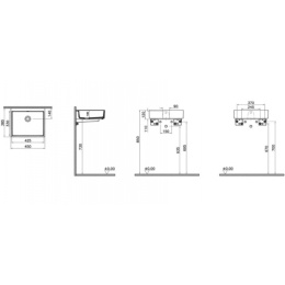 Раковина-чаша 45 см Vitra ArchiPlan (7403B003-0012) белый