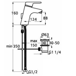 Фото Смеситель для биде Ideal Standard Active B8064AA