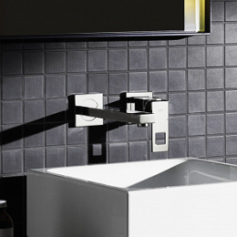 Фото Grohe Eurocube 23447000 Смеситель для раковины настенный встраиваемый
