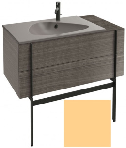 Тумба под раковину Jacob Delafon Nouvelle Vague 100 см, EB3031-G60, с выступом, цвет - желтый глянце