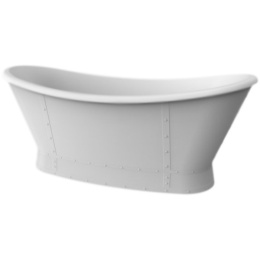 Акриловая ванна 168x78 BelBagno (BB33), округлая