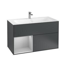 Villeroy Boch Finion F030GJHG Тумба под раковину 996х498 мм (light grey matt/midnight blue matt)